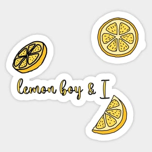 lemon boy Sticker